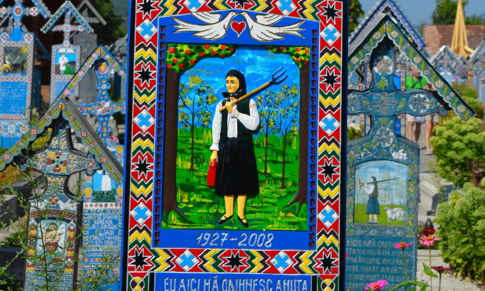 Le Cimetiere Joyeux De Săpanța Roumanie Le Cimetiere Joyeux Sapanta Maramures
