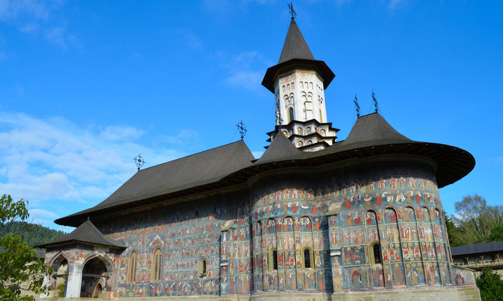 visite du Monastere de Sucevita a Paques