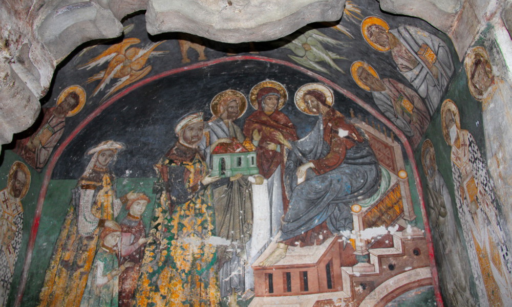 Fresques orthodoxes Arbore Bucovine, Roumanie