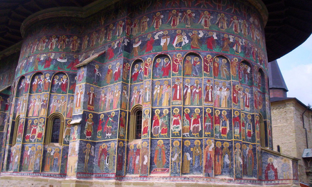 Le monastere de Sucevita Bucovine, Roumanie