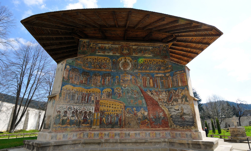 Le monastere de Voronet Bucovine, Roumanie