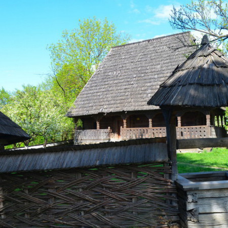 Maison traditionalle de Maramures, Roumanie