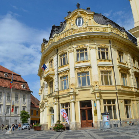 La Grande place, Sibiu, Roumanie