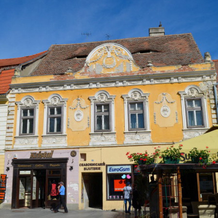 Avenue piétonne Sibiu, Roumanie