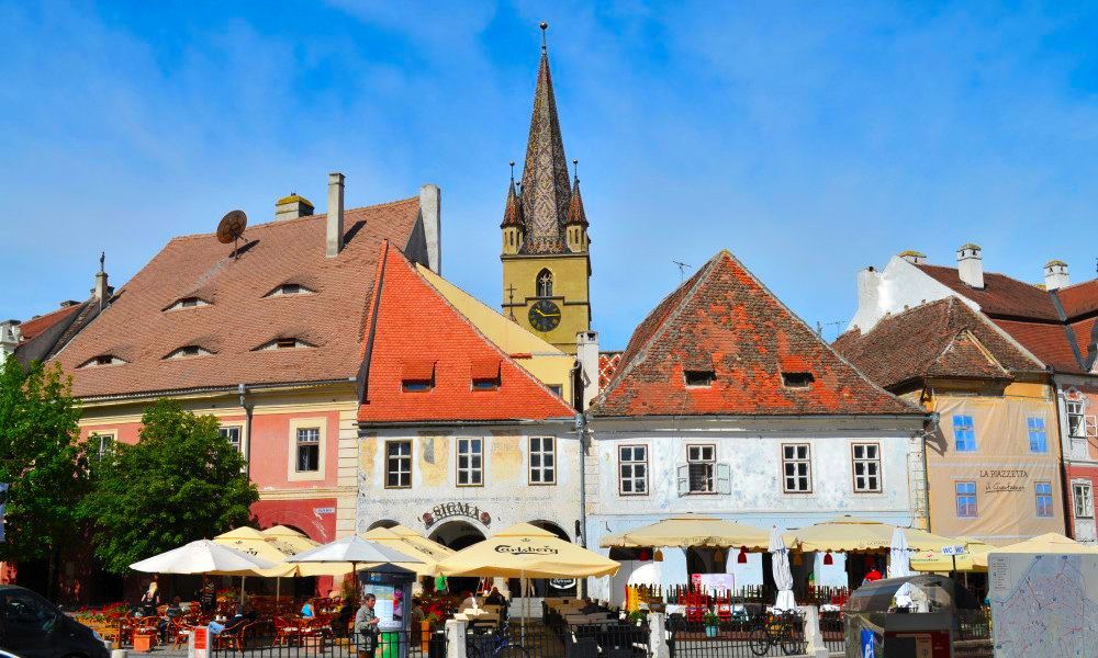 Sibiu, ville medievale Transylvanie