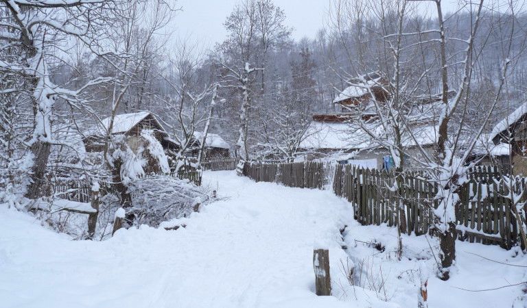 Hiver en Roumanie