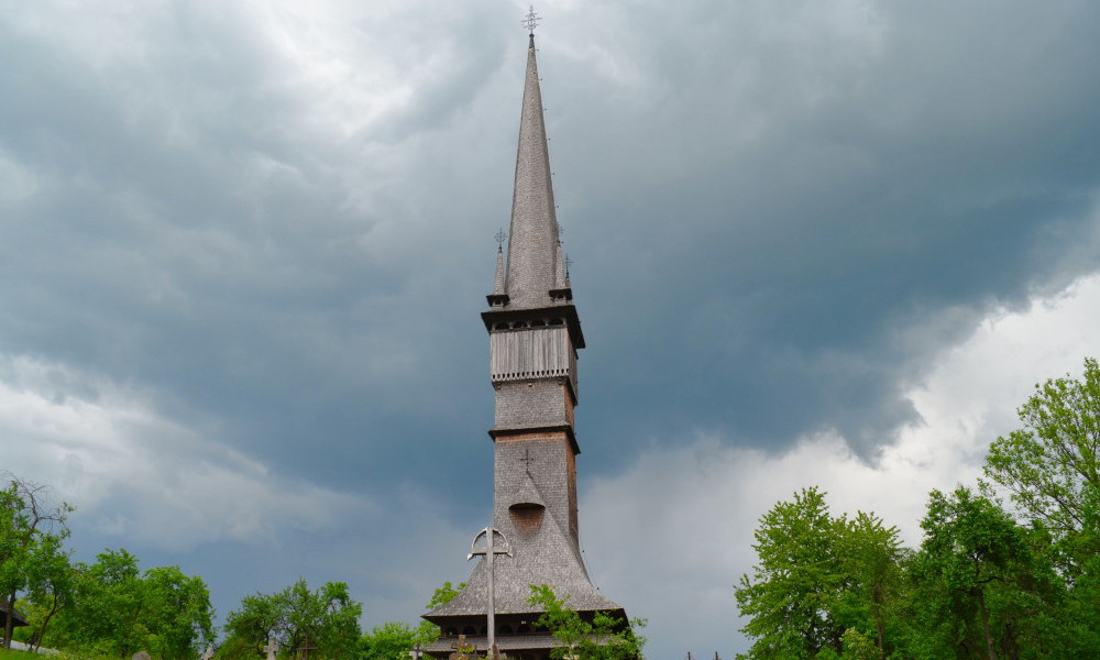 Eglise en bois Maramures, Roumanie