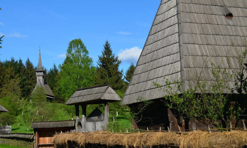 village typique Maramures, Roumanie