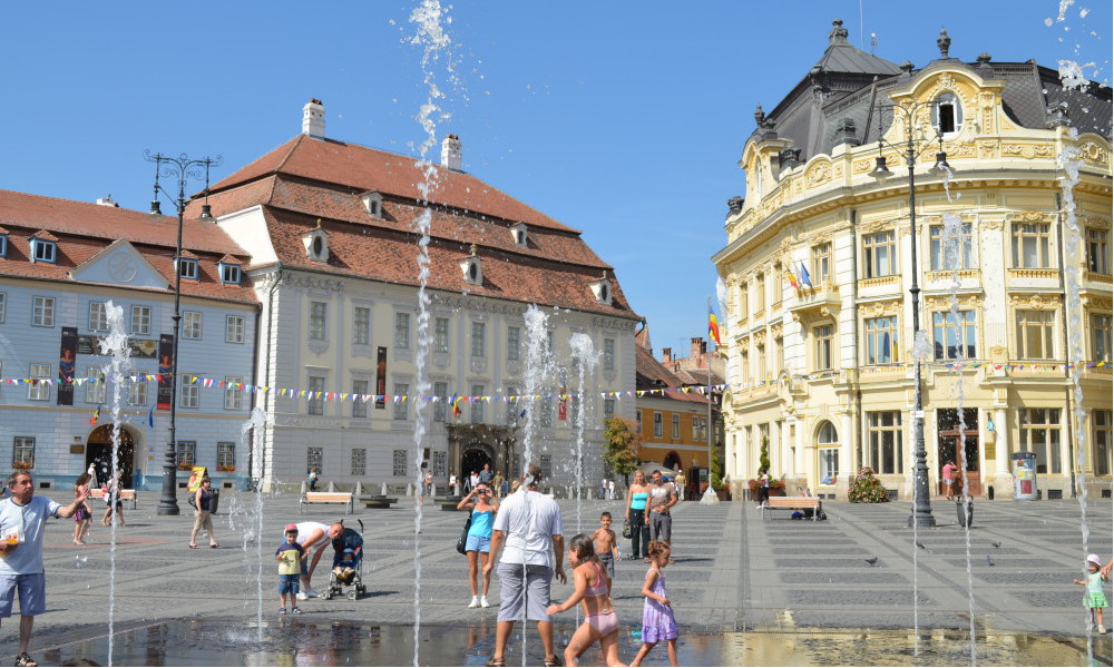 Sibiu, ville medievale de Transylvanie