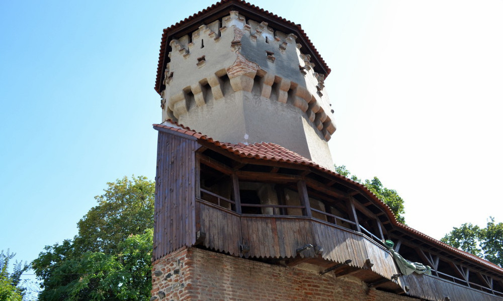 Sibiu, Transylvanie, La muraille de Sibiu, Roumanie