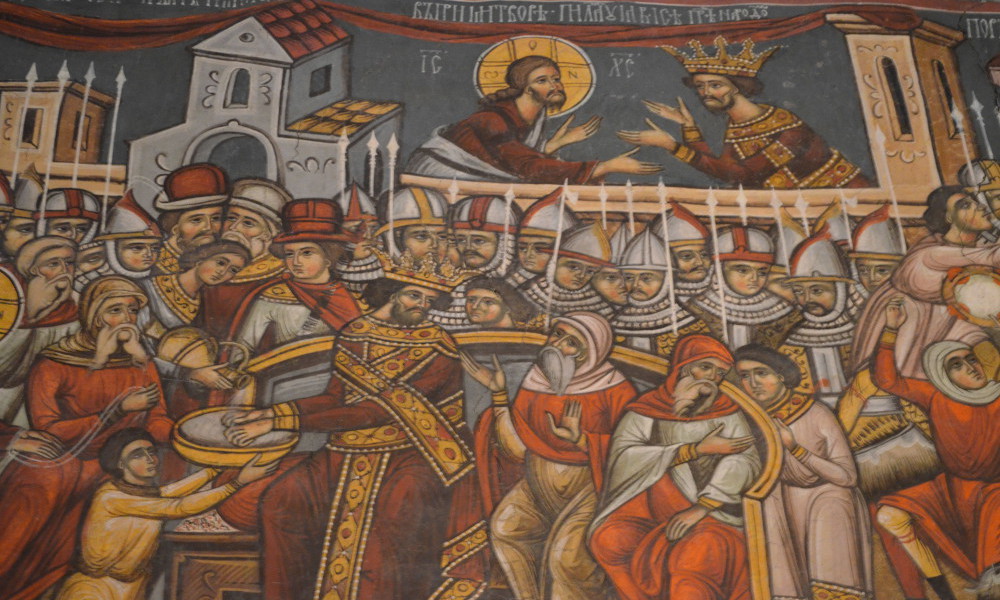 fresque du monastere Sucevita bucovine
